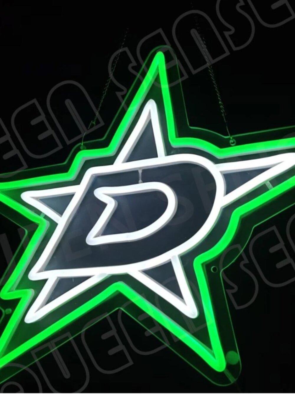 DALLAS STARS NEON LED SIGN - Picture 3 of 3
